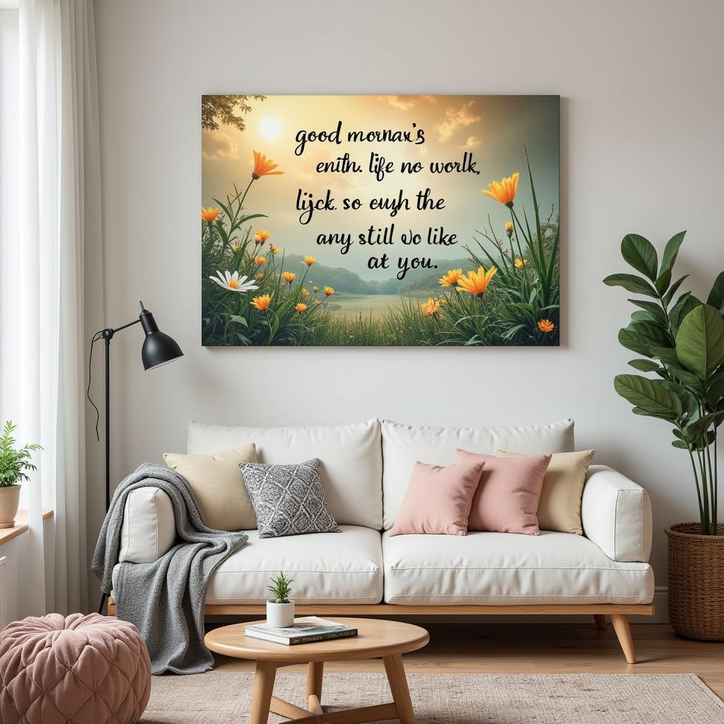 Home Motivational Canvas Wall Art