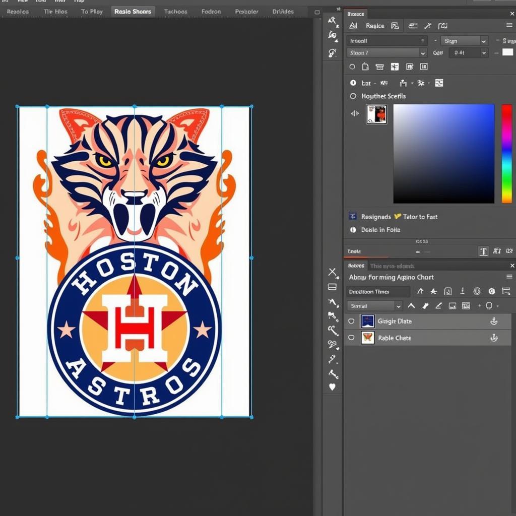 Houston Astros Digital Art Tutorial