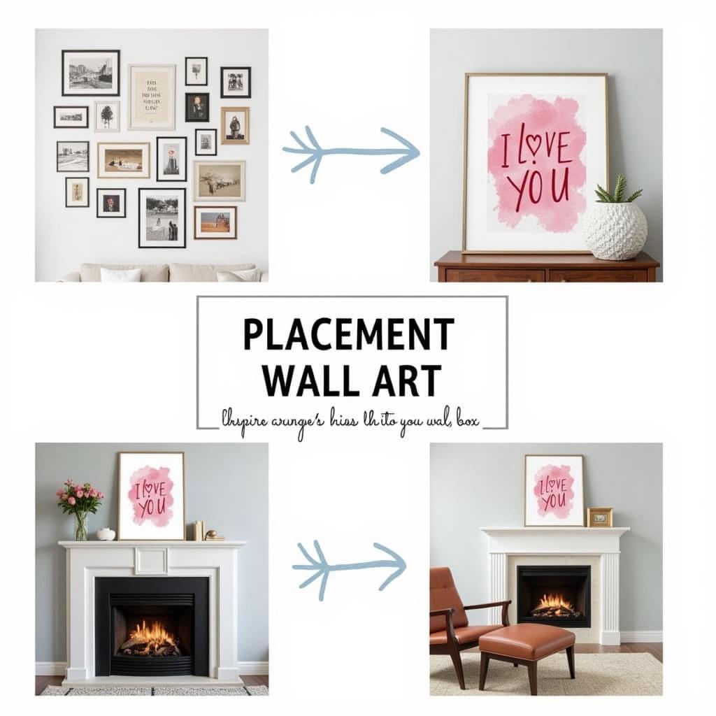 Creative Placement Ideas for I Love You Wall Art