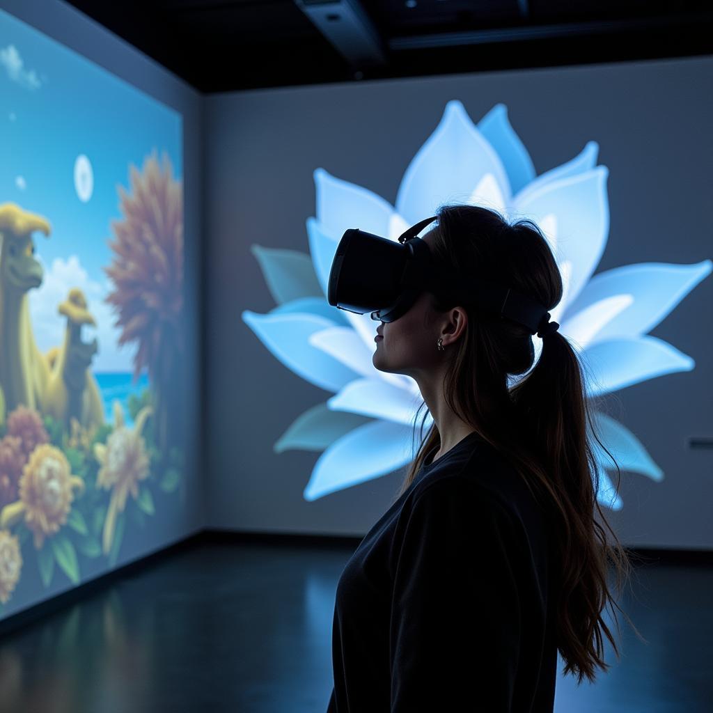 Interactive Art Installation with VR Experience