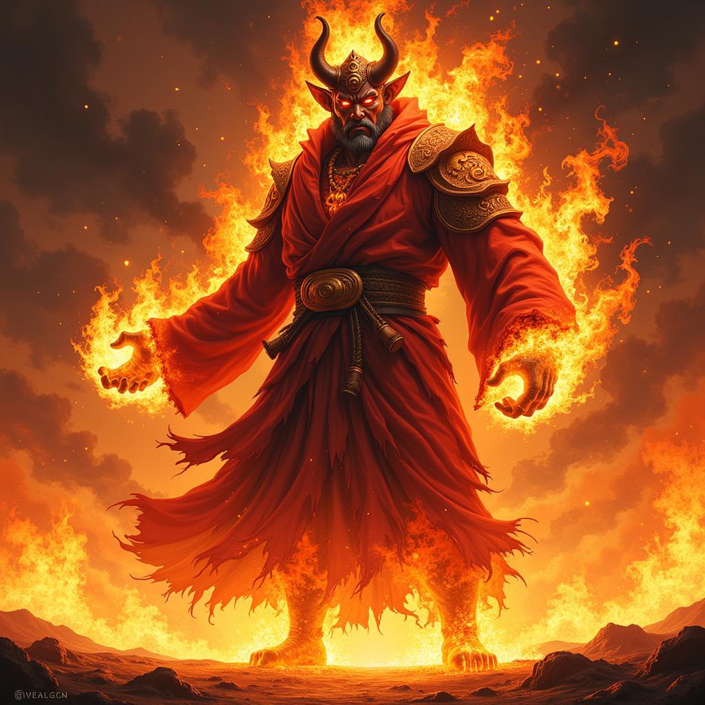 Myojin of Cleansing Fire artwork from Magic: The Gathering