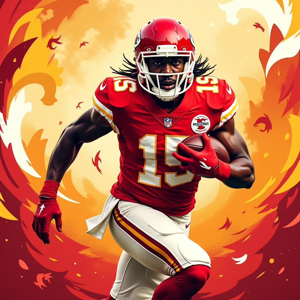 Kansas City Chiefs Digital Art: Vibrant Colors