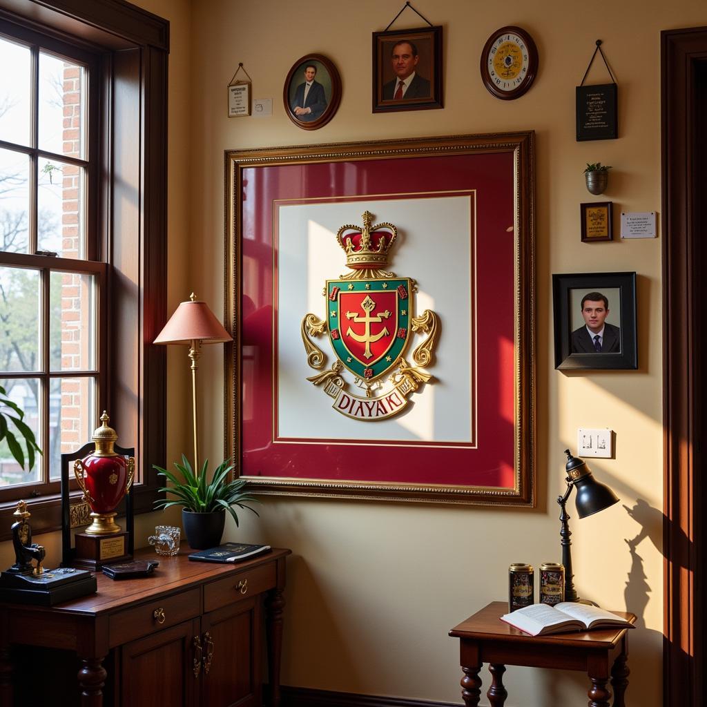 Kappa Alpha Psi Crest Wall Art Display