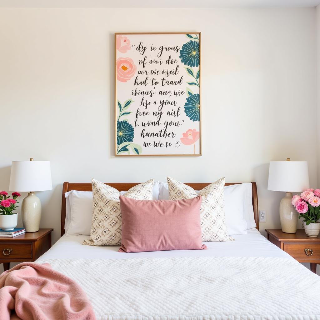 Kate Spade Wall Art in Bedroom Decor