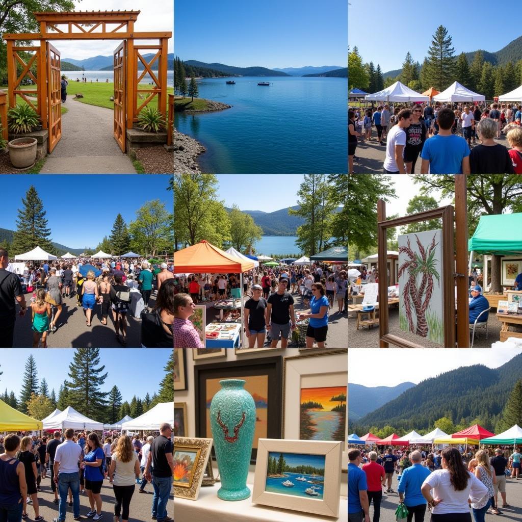 Lake Chelan Arts Festival Art Display