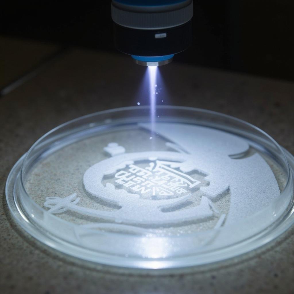 Laser Etching a Glass Ornament