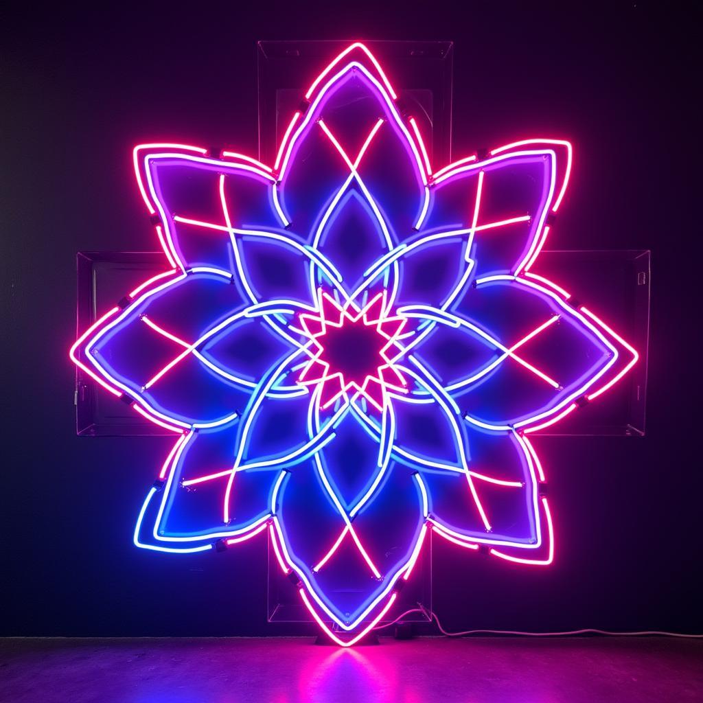 Neon Sign Installation Lighted Art