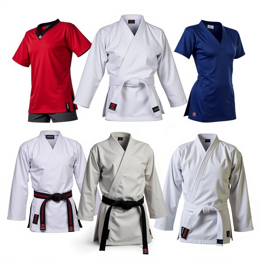 Lightweight martial arts tops for summer training