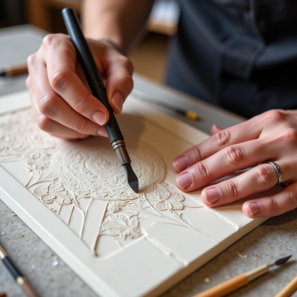 Lino Block Carving Techniques