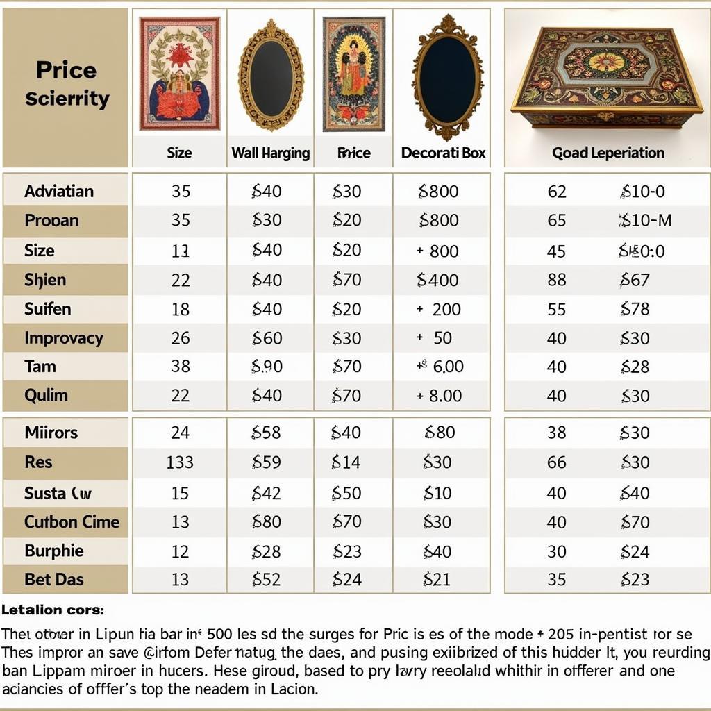 Comparing Prices of Different Lippan Art Pieces