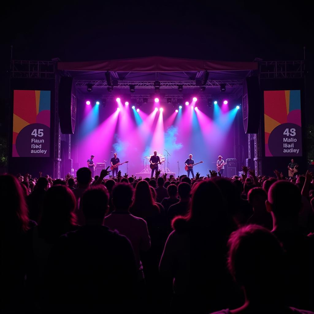 Live Music Performance at the Blue Stone Festival