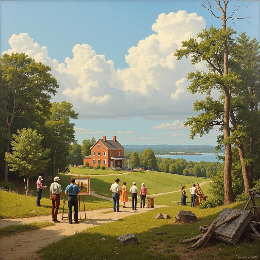 Long Island Historical Art Landscape