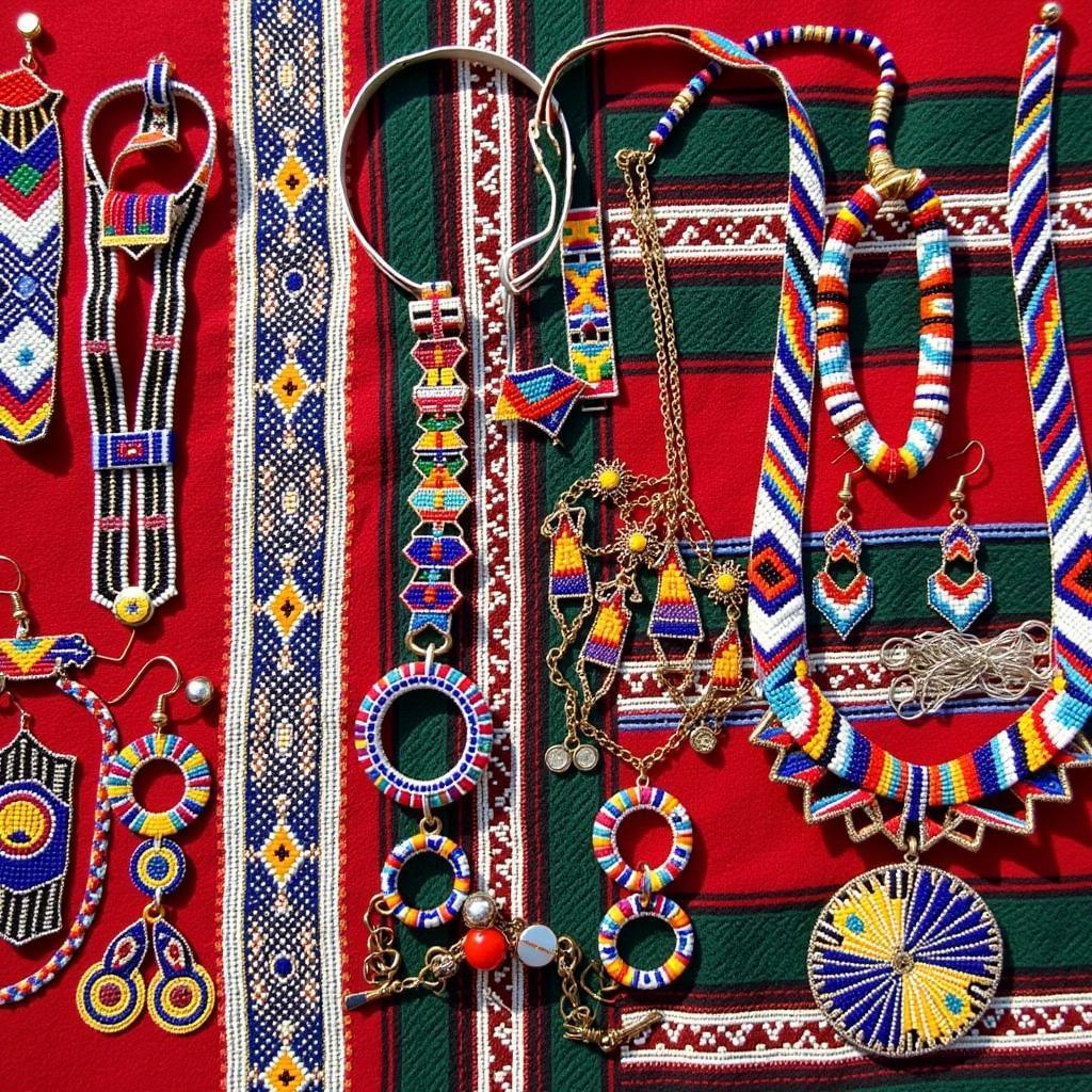 Maasai Beadwork Jewelry in Kenya