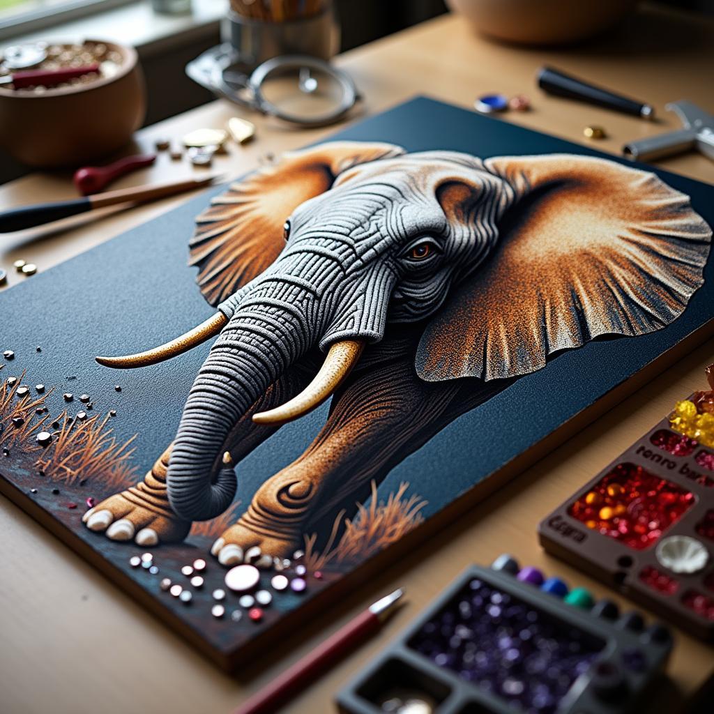 Majestic Elephant Diamond Art Kits Available Online