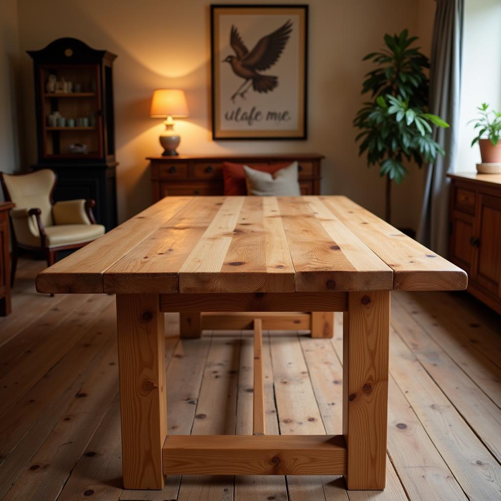 Maker's Mark on an Oak Table