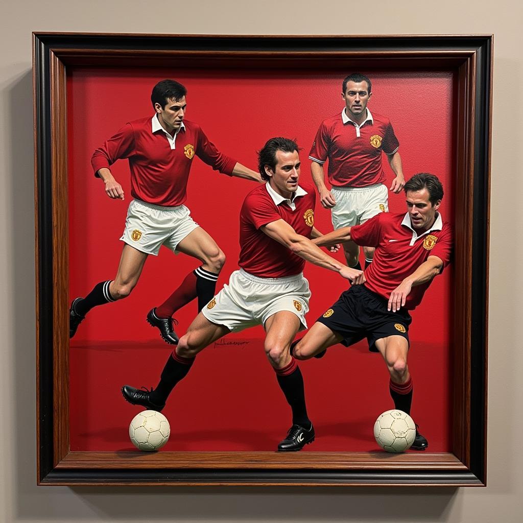 Classic Man United Player Portraits