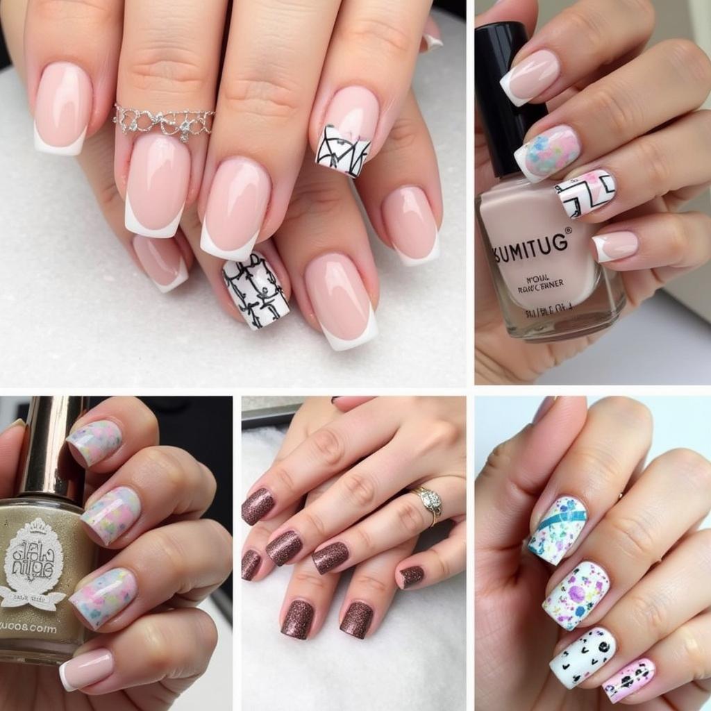 Trending Marble Foil Nail Art Designs