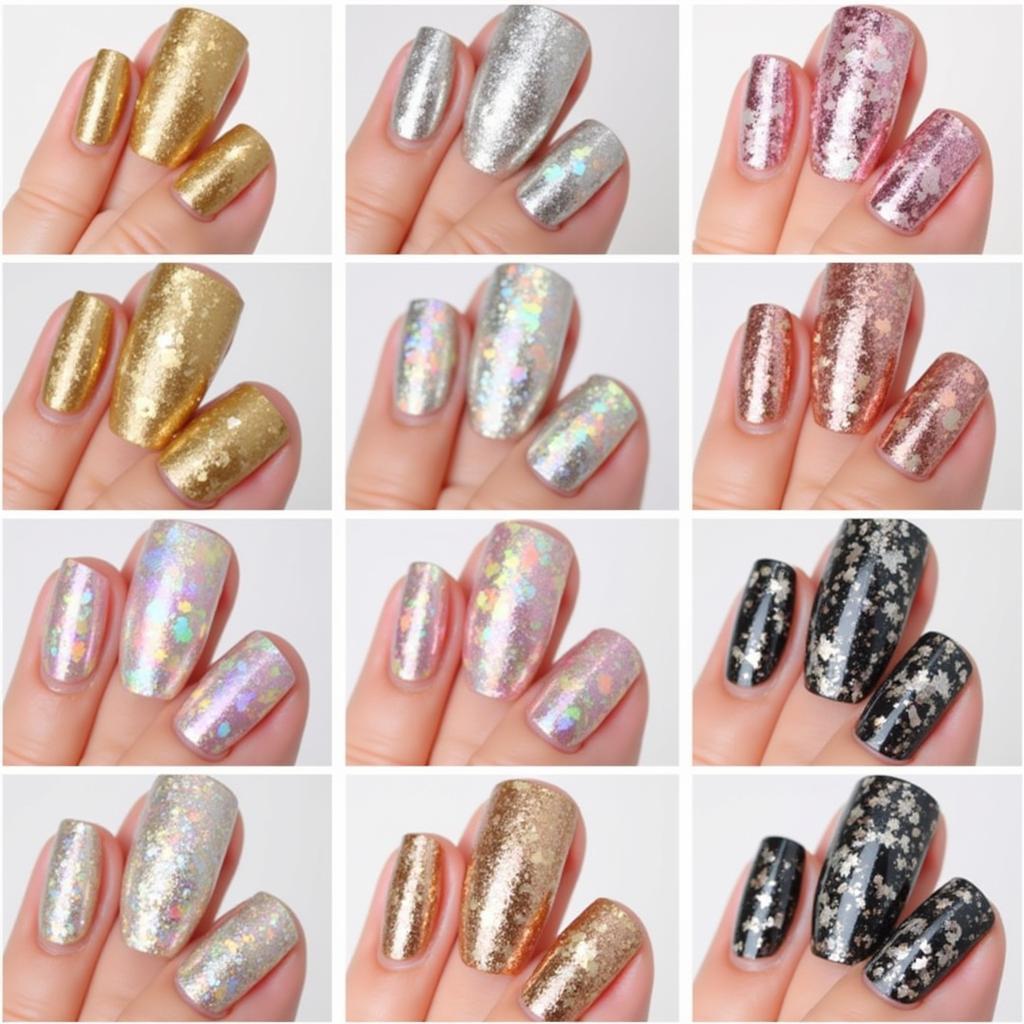 Different Types of Marble Foil Nail Art