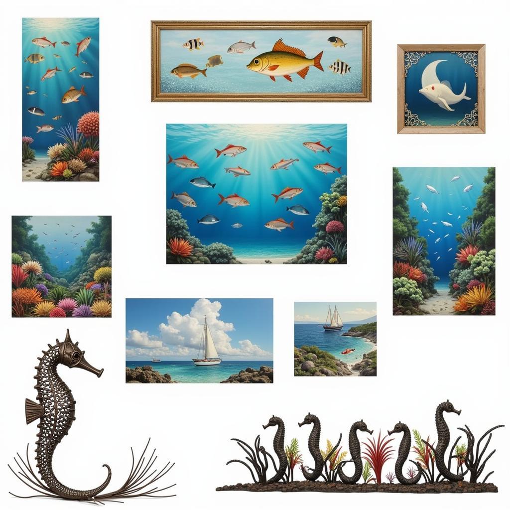 Variety of Marine Wall Art Styles