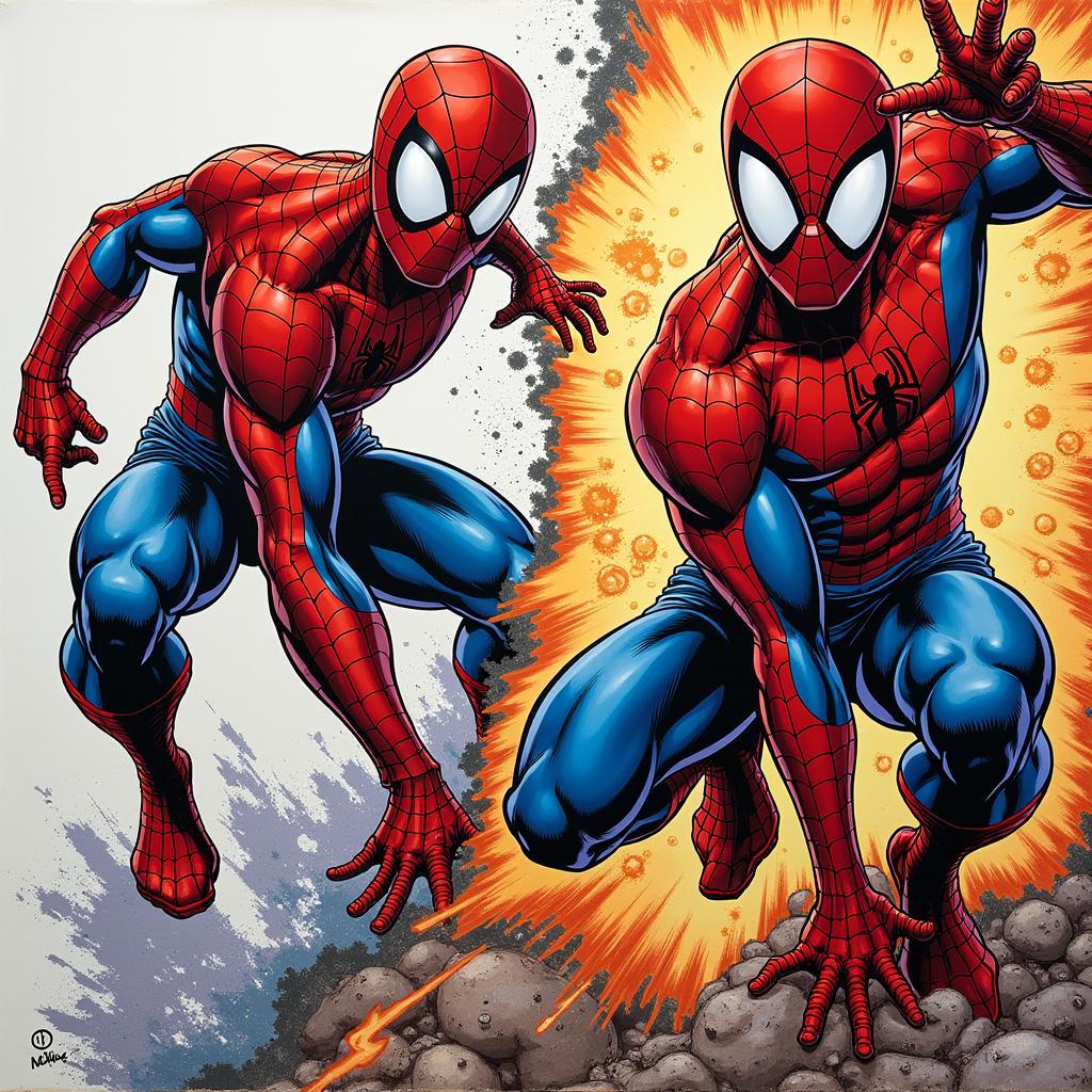 Mark Bagley's Original Amazing Spider-Man Art