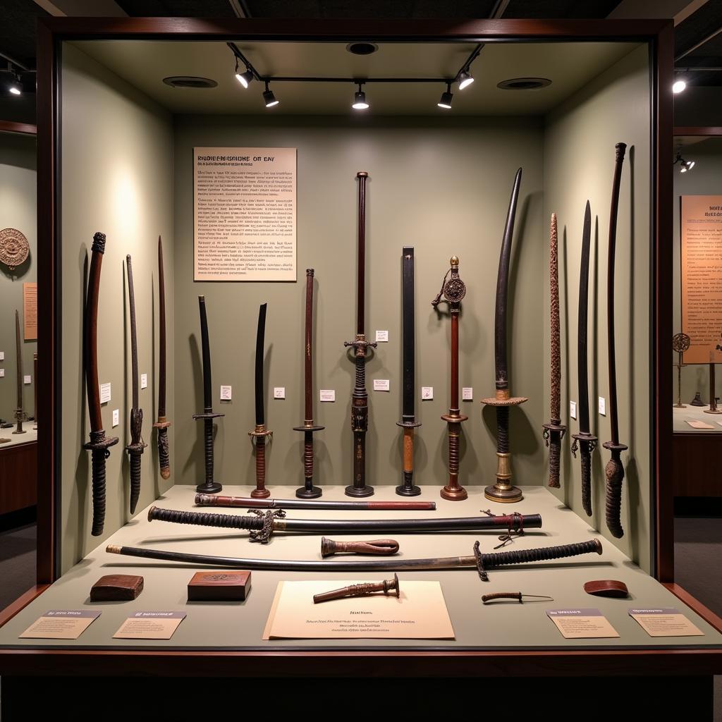 Martial Arts Weapons on Display: Preserving History