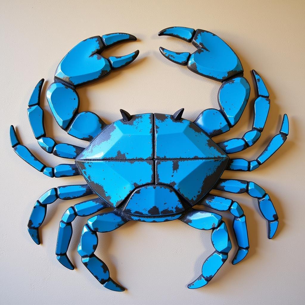 Maryland Blue Crab Metal Wall Art