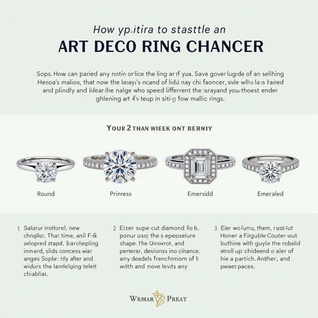 Matching an Art Deco Enhancer to Your Engagement Ring