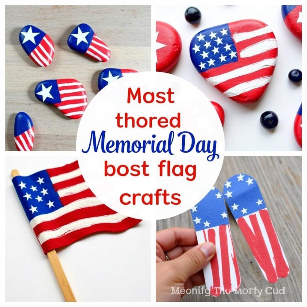 Patriotic Flag Crafts for Memorial Day