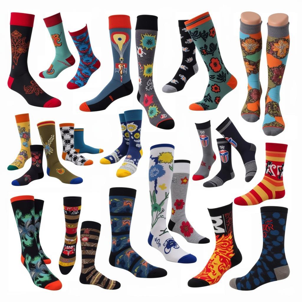 A Variety of Mens Art Socks