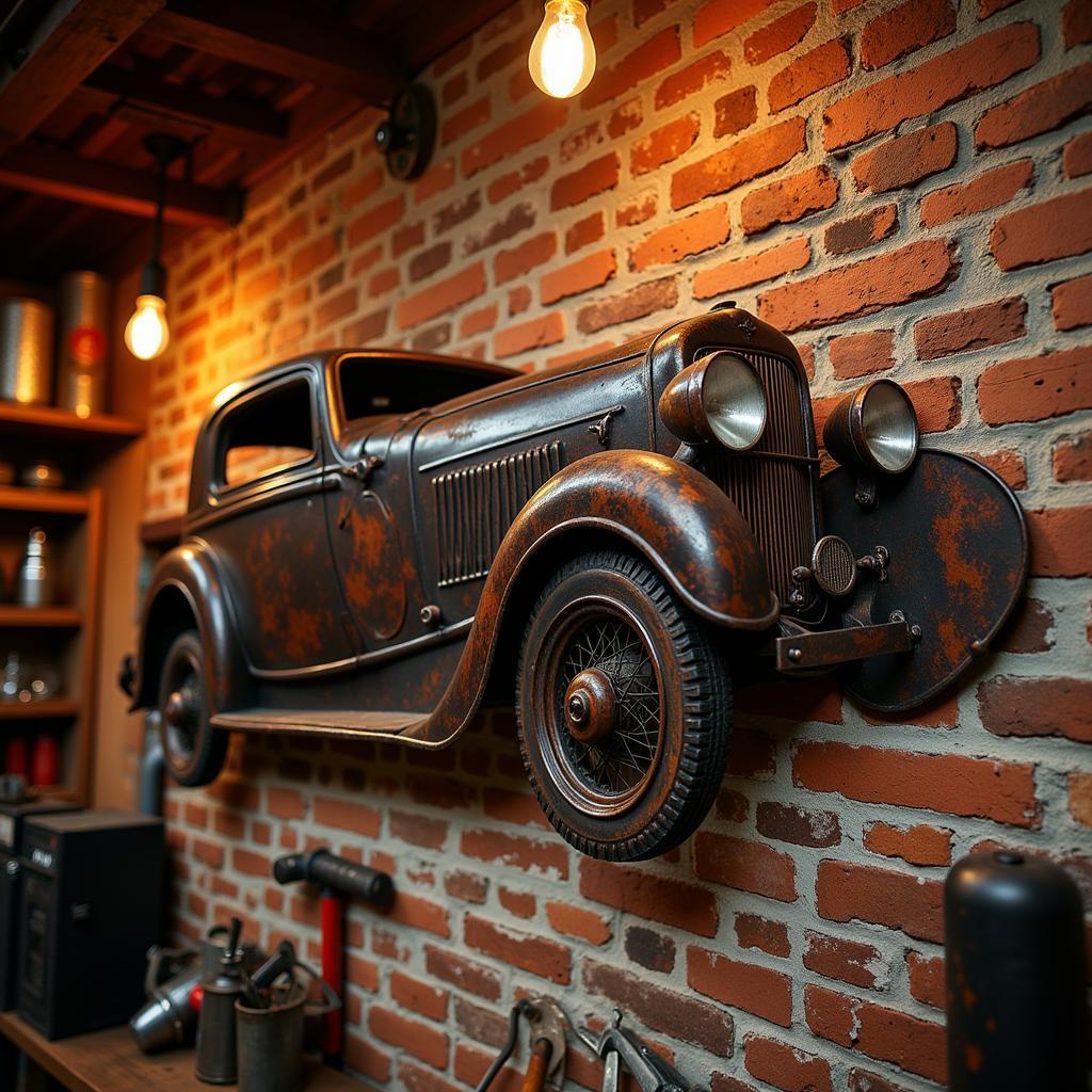 Metal Wall Art for Man Cave