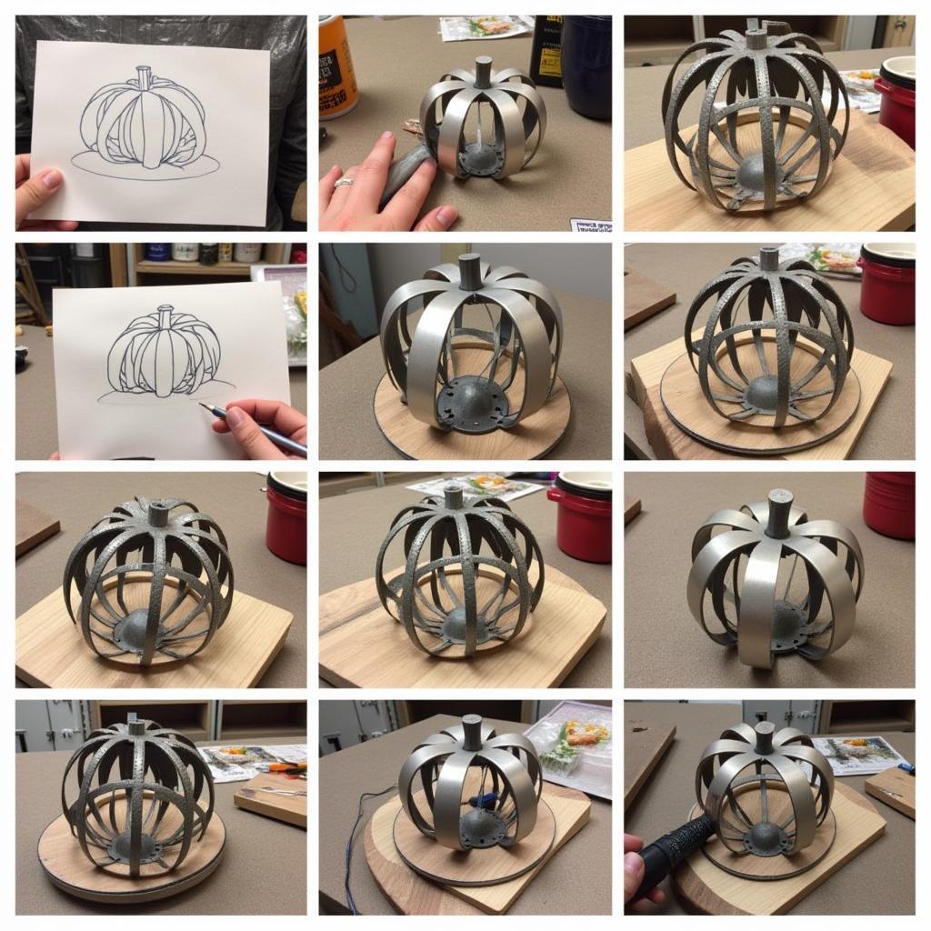 Metal Pumpkin Creation Process