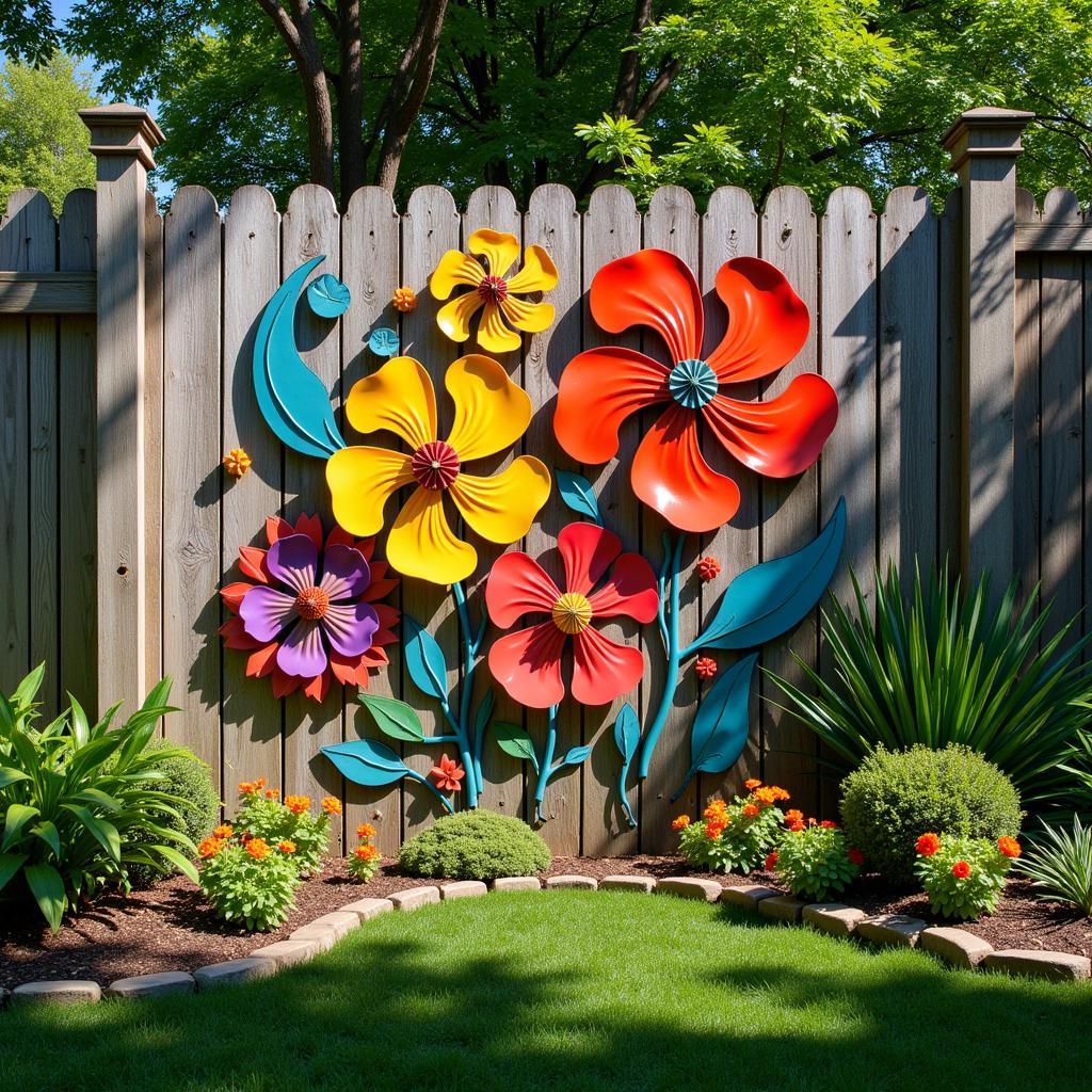 Modern Metal Wall Art Garden Ideas