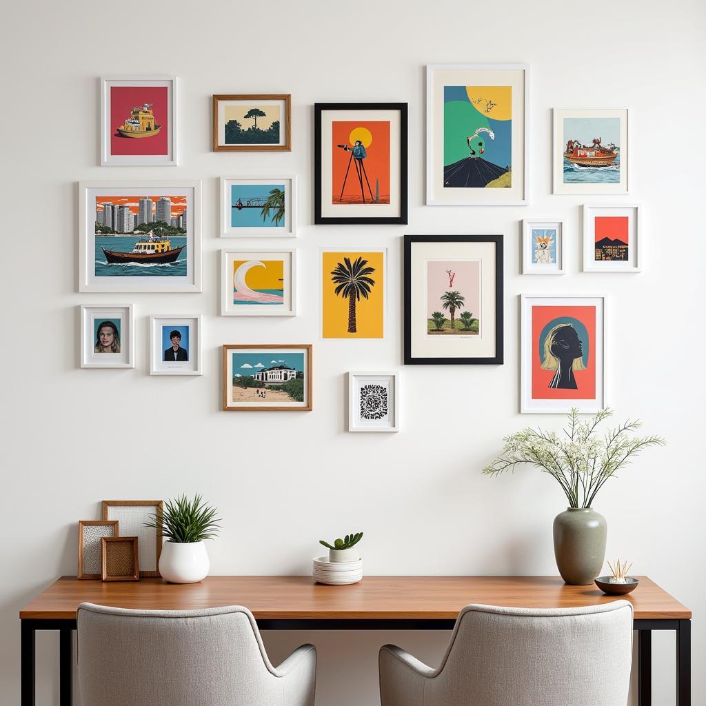 Mini Art Prints Gallery Wall