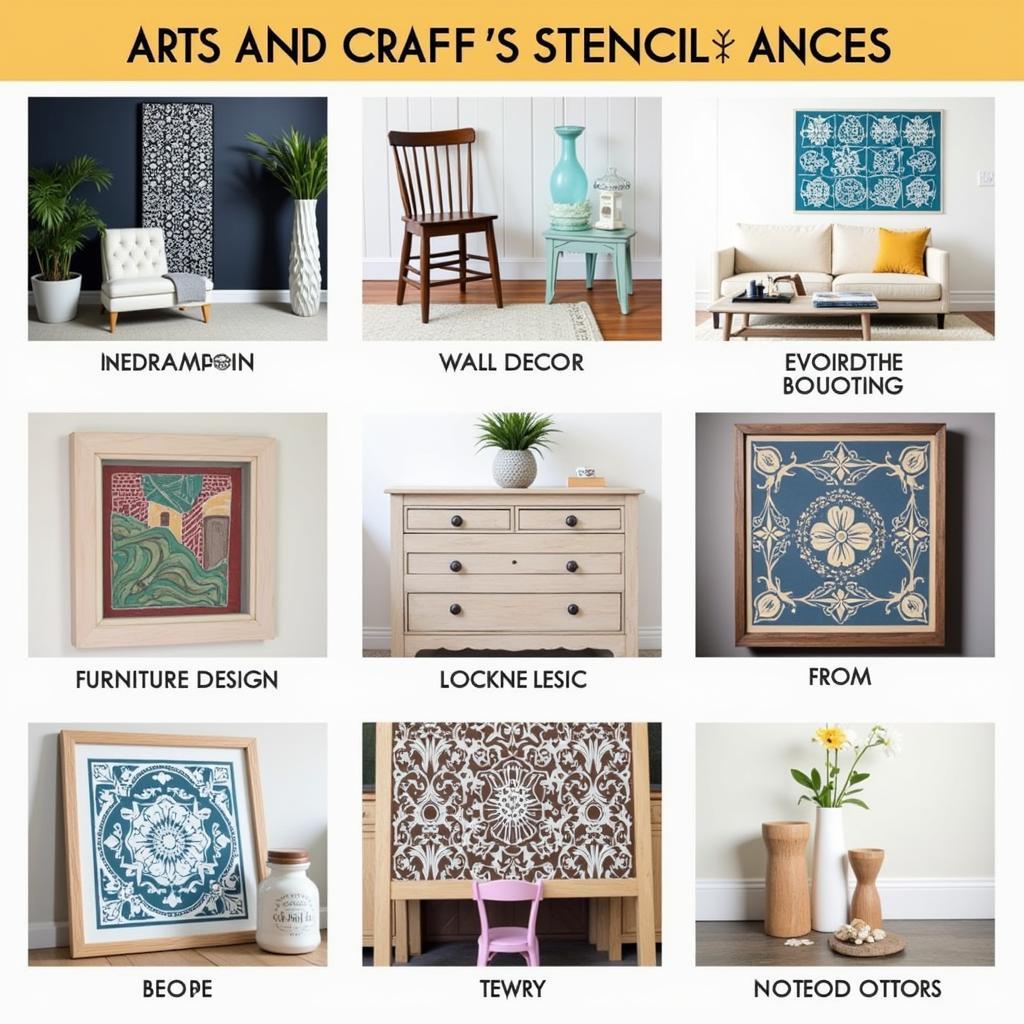 Modern Applications of Arts and Crafts Stencils