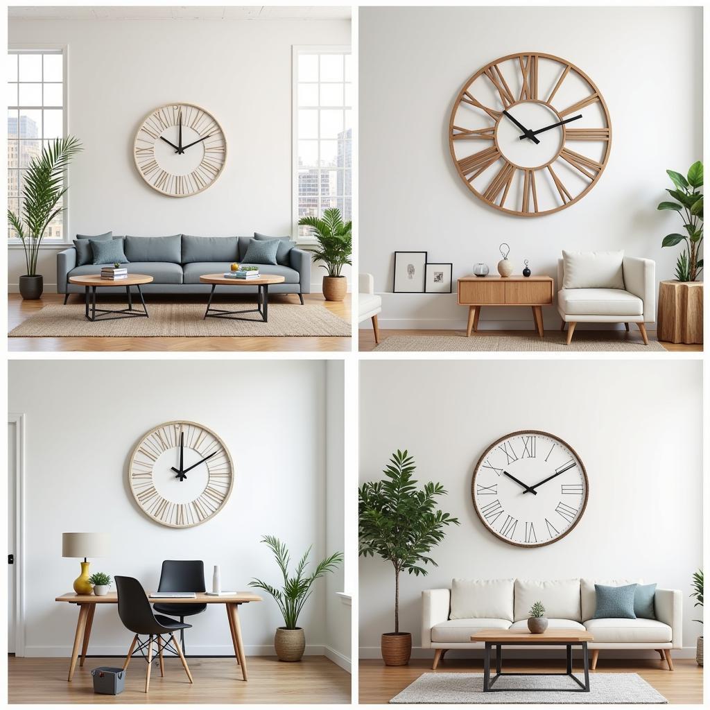 Integrating Modern Art Clocks into Interior Design