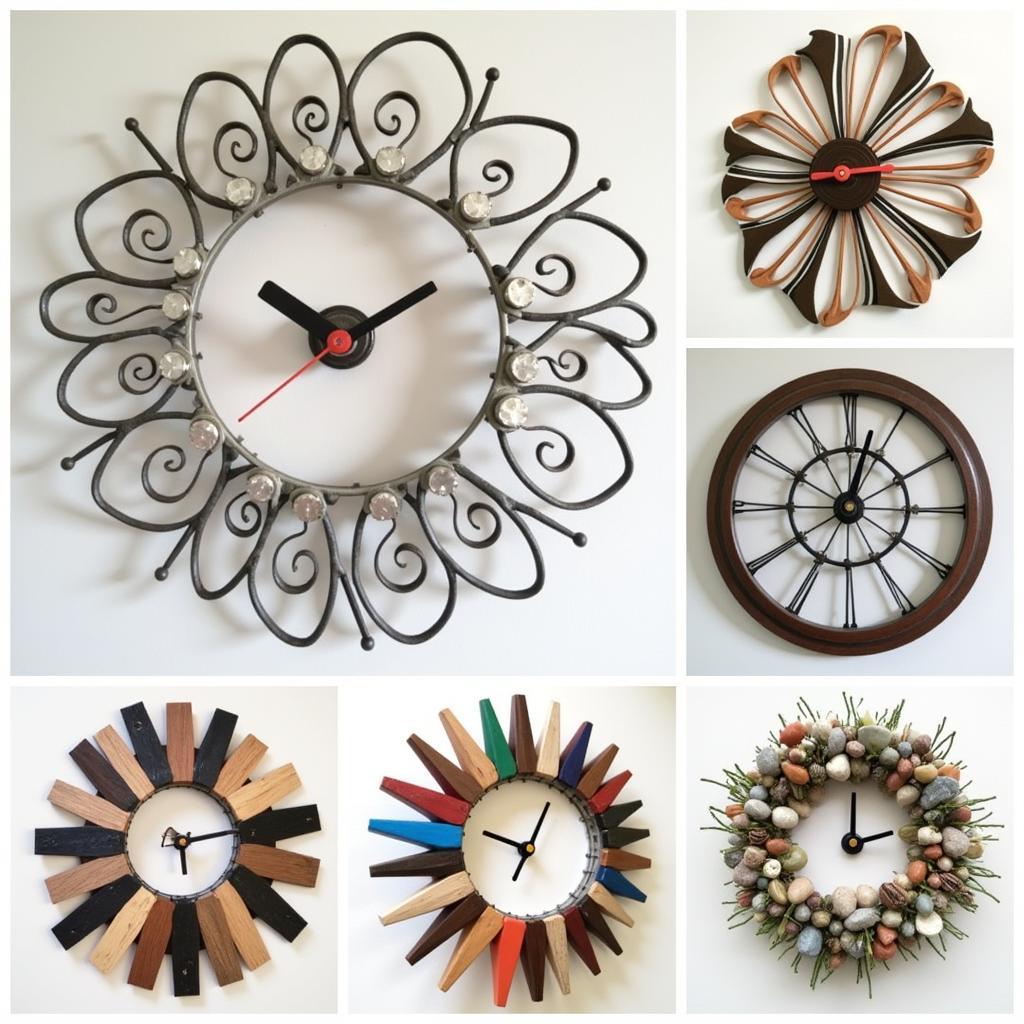 Unconventional Materials in Modern Art Clocks