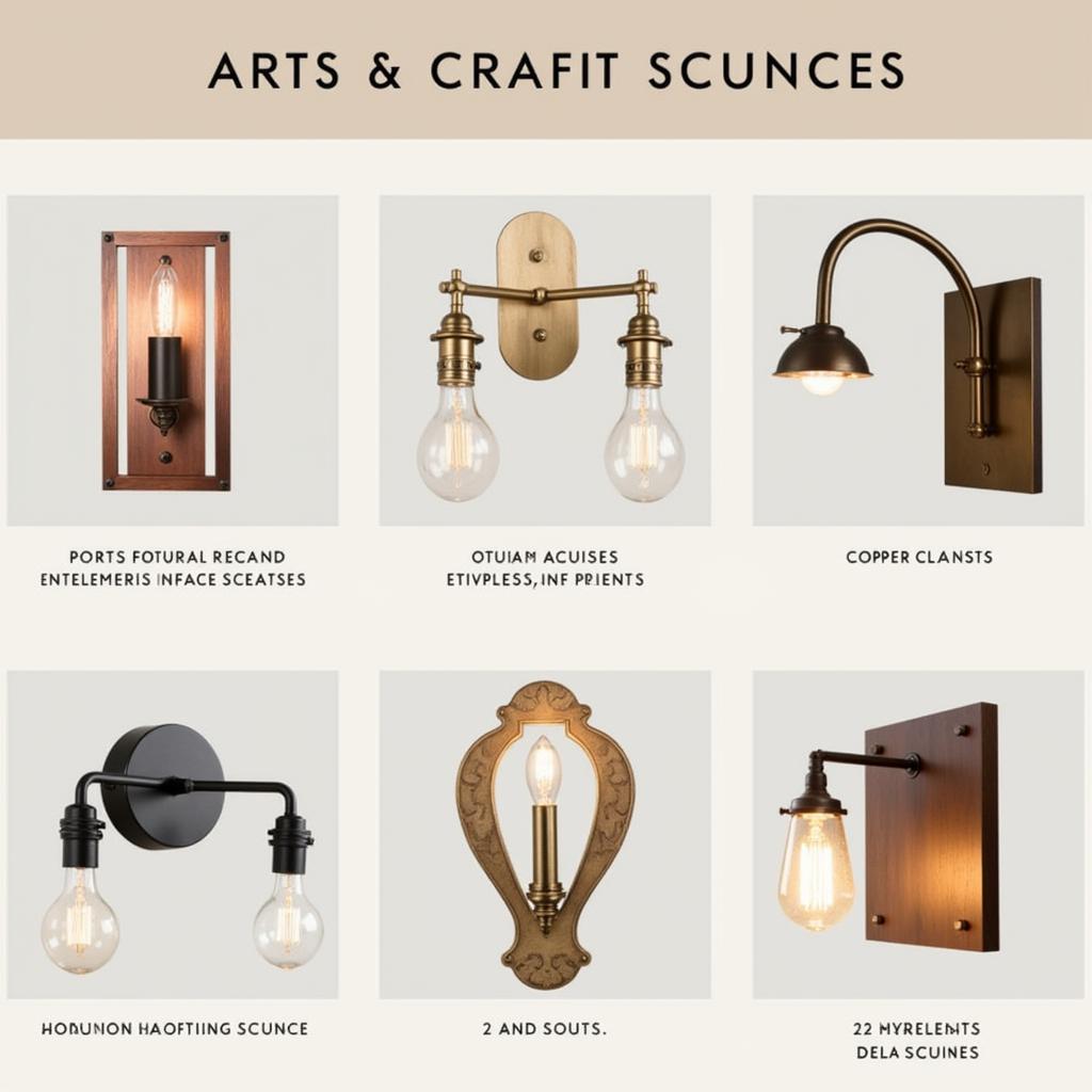 Modern Arts and Crafts Sconce Designs