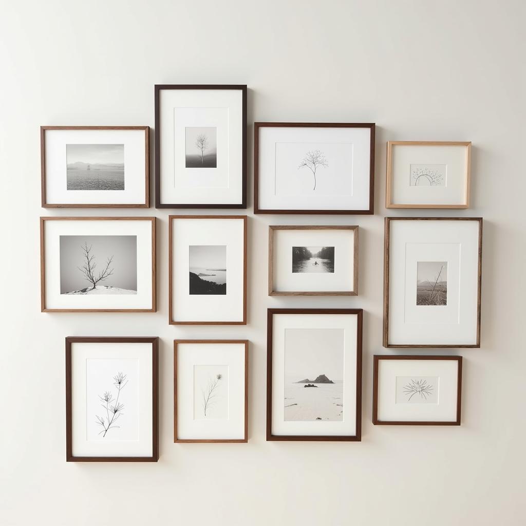 Modern Japanese Art Frames with Minimalist Designs