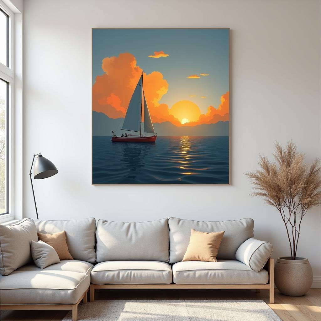 Modern Nautical Boating Wall Art