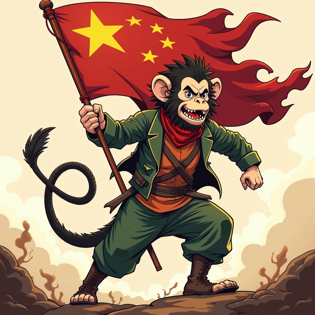 Monkey D. Dragon, the leader of the Revolutionary Army, in a dynamic alt art depiction.