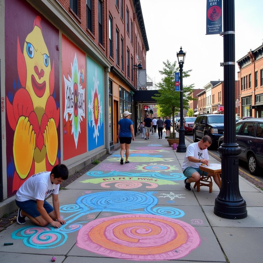 Street Art at Morgantown Arts Walk