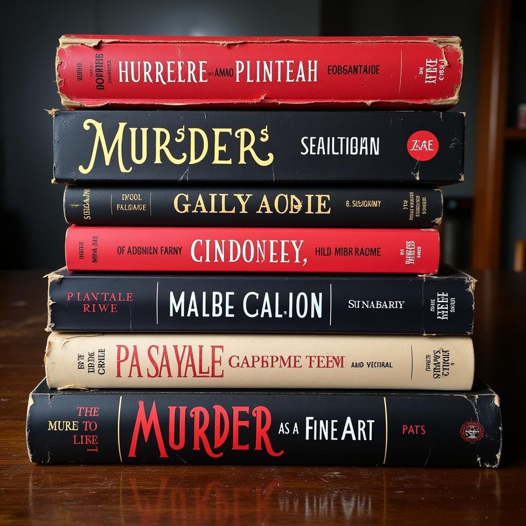 Books Exploring the Theme of Murder as a Fine Art