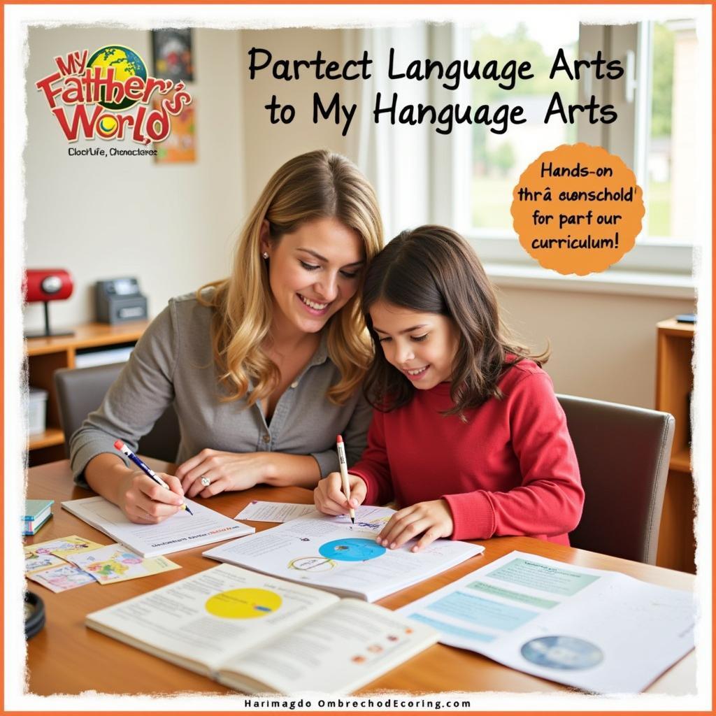 My Father's World Language Arts Classroom Setting