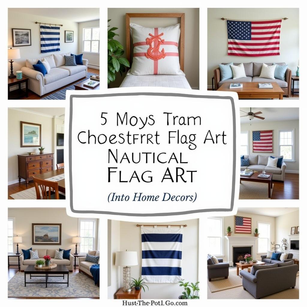 Nautical Flag Art Home Decor Ideas