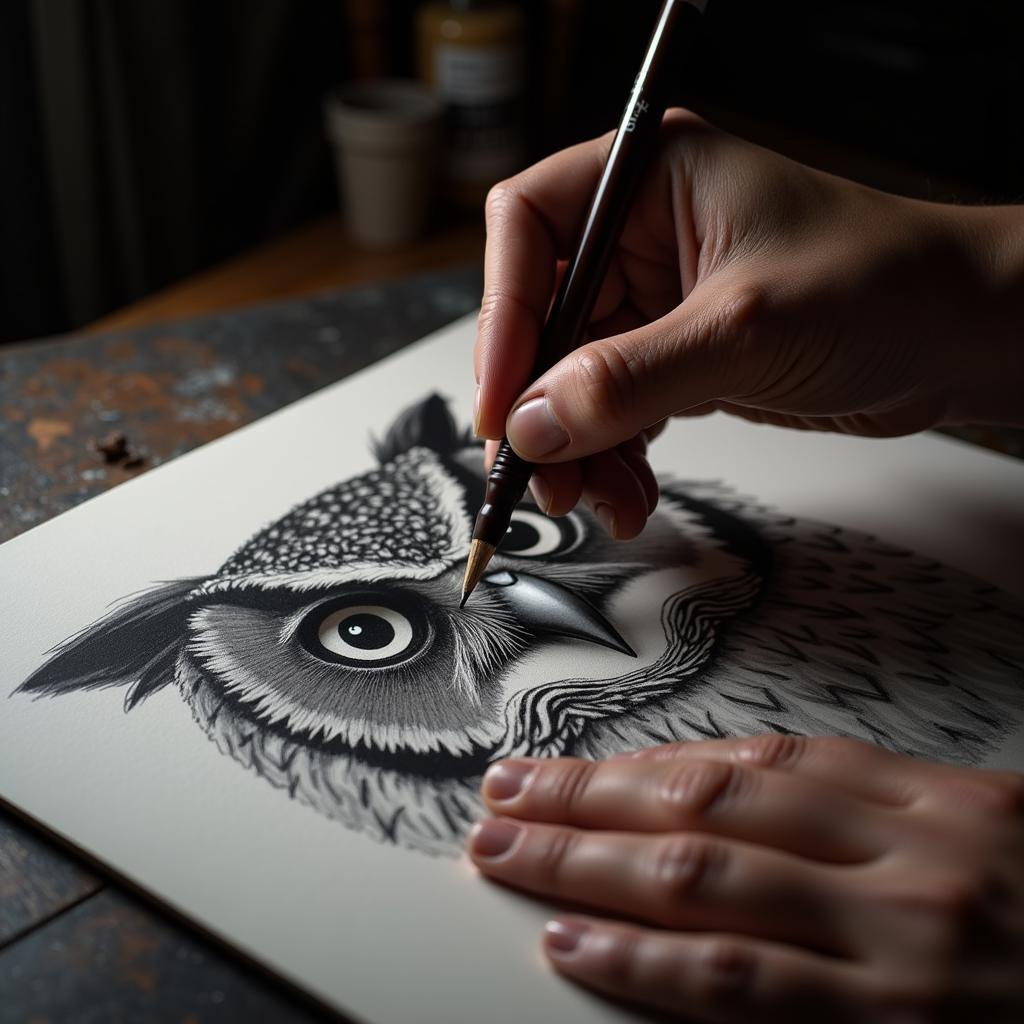 Nocturnal Animals Drawing Techniques