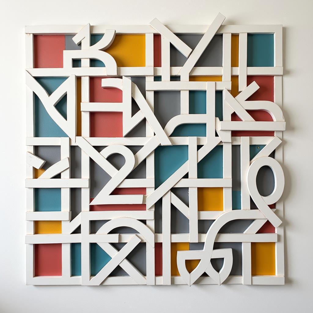 Geometric Pattern Numbers 6 24 26 Wall Art