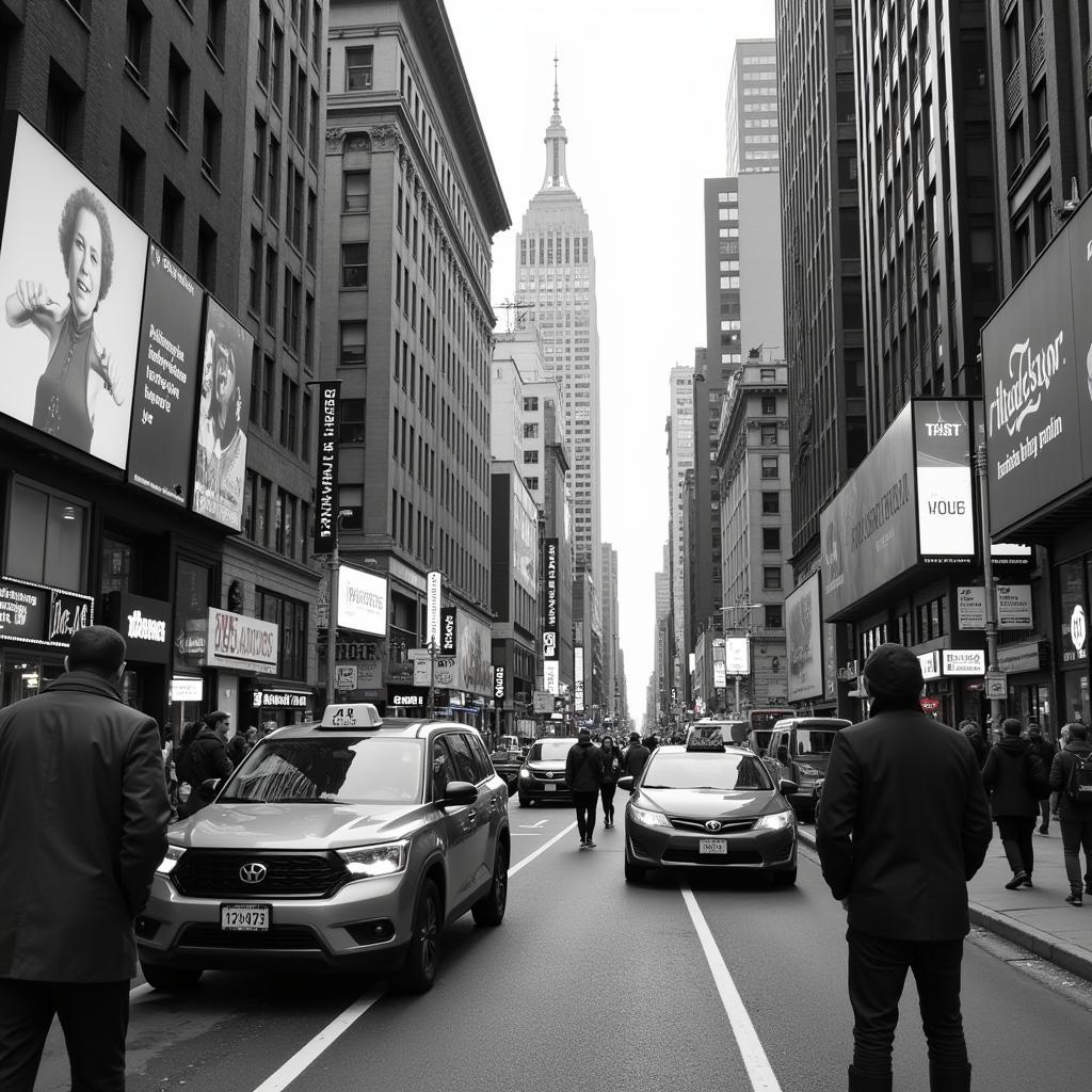 NYC Wall Art: Black and white street photography