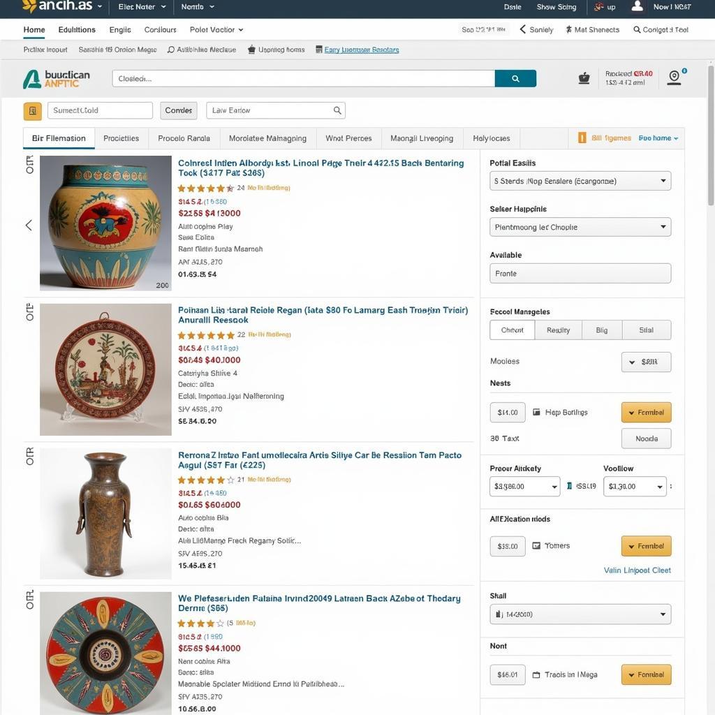 Online American Indian Art Auction Platform