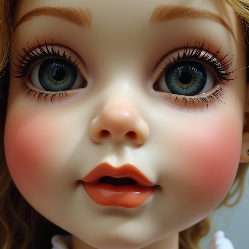 OOAK Art Doll Close-Up