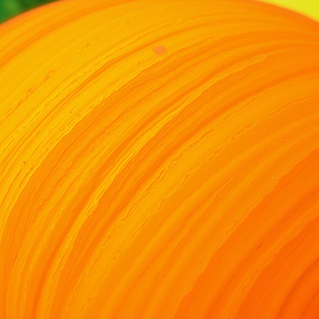 Abstract Orange Art Print Inspired by Citrus Fruits